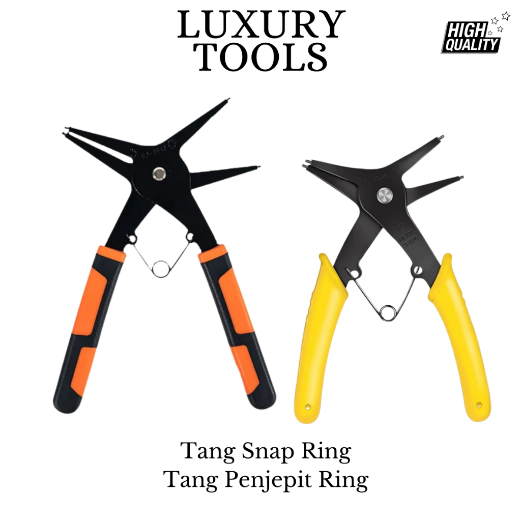 Tang Snap Ring 2in1 AMTECH / Tang Snap Ring Lurus Buka Tutup 2 Fungsi Tang Penjepit Lurus Buka Tutup