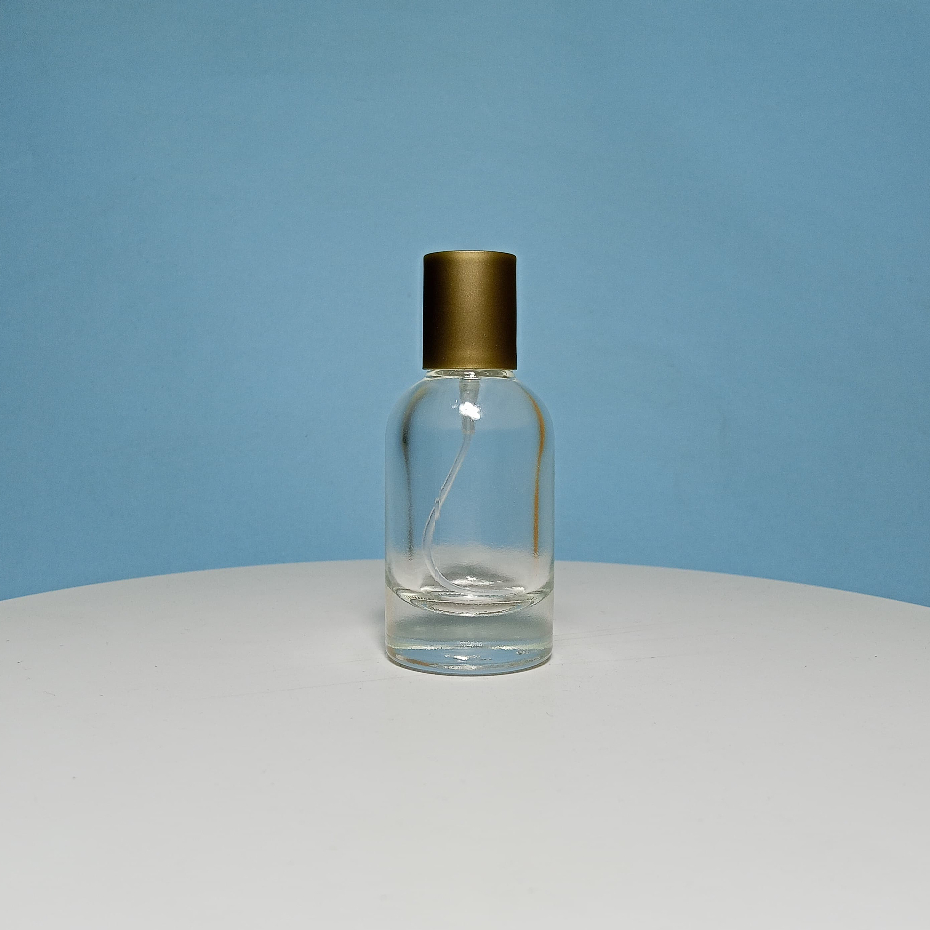Botol Parfum Lelabo 50ml Cap Silver Doff / Botol Parfum 50ml Semi Press