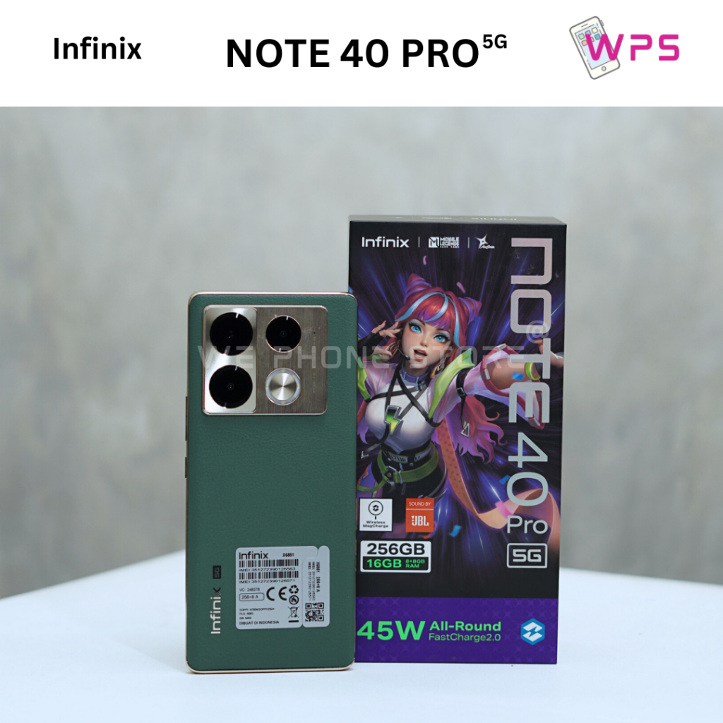 INFINIX NOTE 40PRO 5G 8/256GB SECOND FULLSET