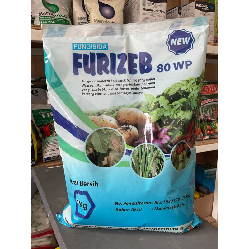 FUNGISIDA FURIZEB BIRU 80WP mancozeb 80% original 1kg