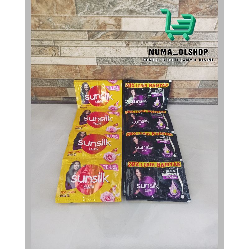SHAMPO SUNSILK SACHET 1 Renceng (24pcs) ½ Renceng (12pcs)