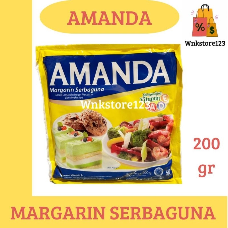

Amanda margarin mentega serbaguna 200gr