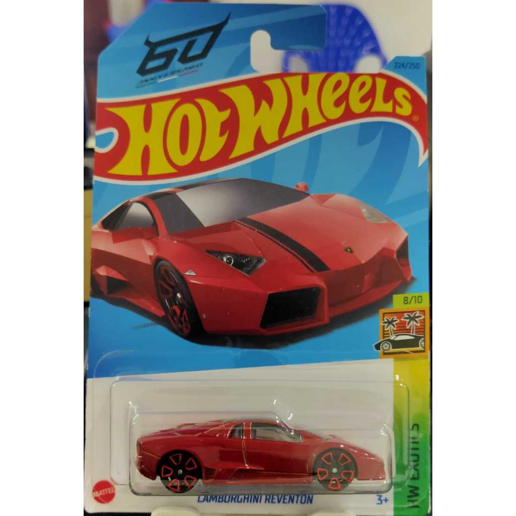Hotwheels asli original mattel Lamborghini Reventon merah