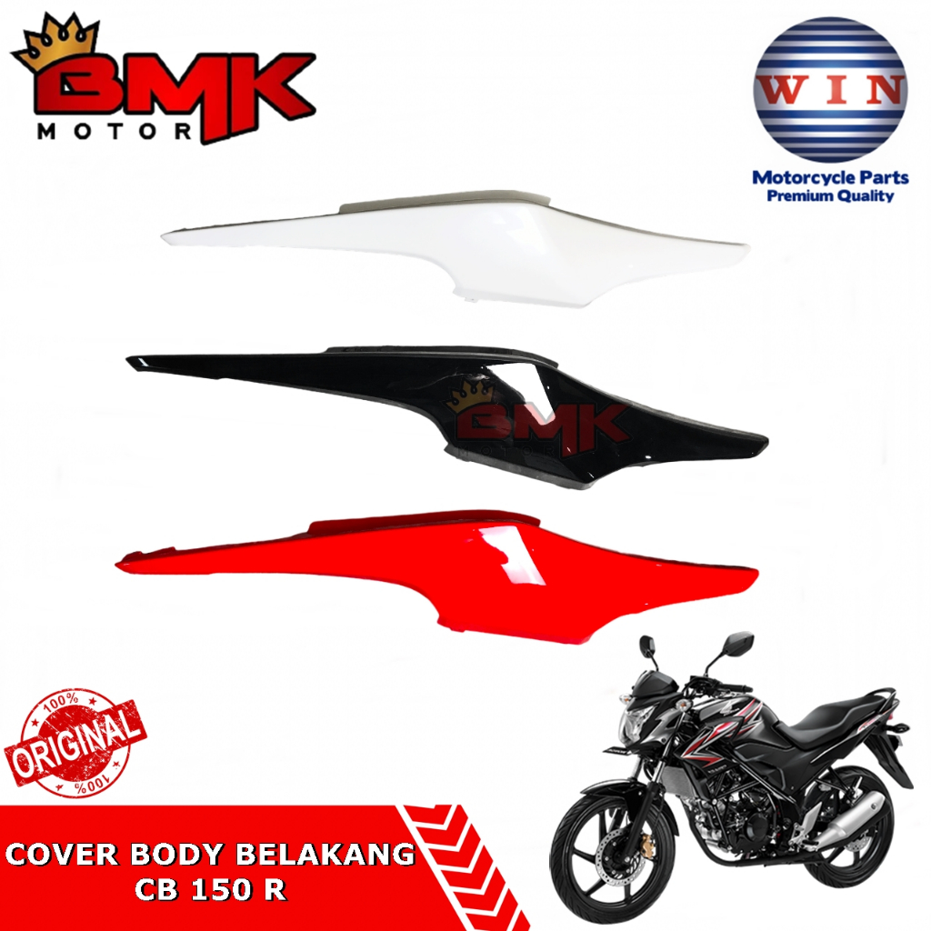 Win Cover Body Belakang Set Cb150R Cb 150 R Cb 150R Bodi Sepasang Hitam Putih Merah