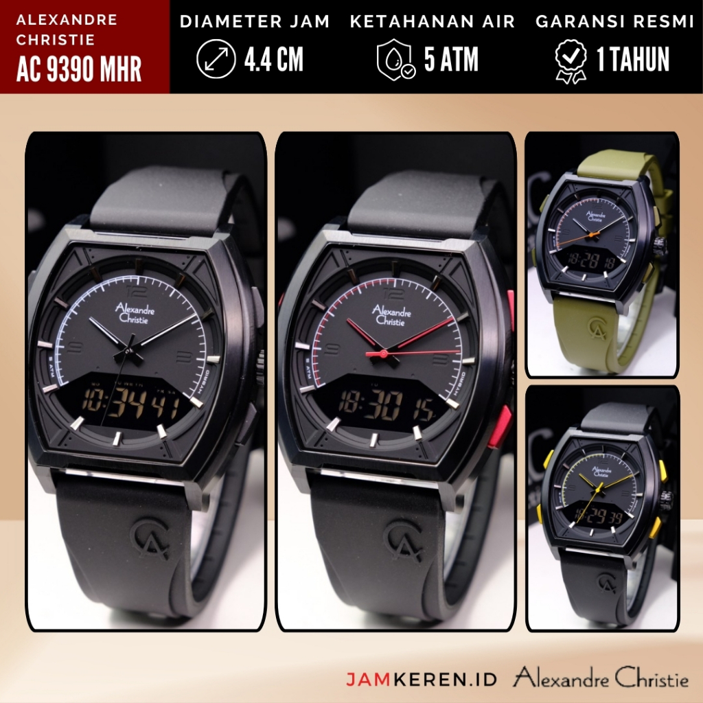 Alexandre Christie Pria - Jam Tangan Pria - Jam Tangan AC 9390 MH Original 100% Garansi Resmi