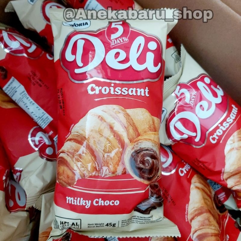 

DELI CROISSANT MILKY CHOCO / HAPPY BERRY 45 gr ( NEW )