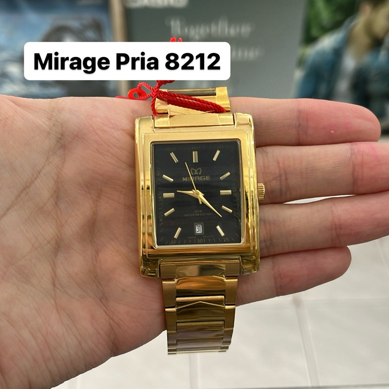 Jam Tangan Mirage 8212 Pria Gold