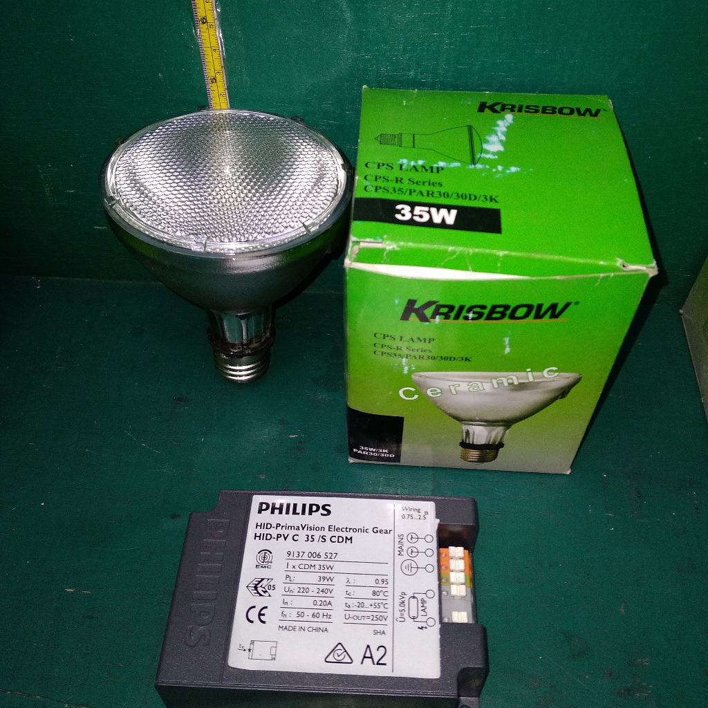 Lampu Sorot HID 35W Warm White Plus Balas Philips