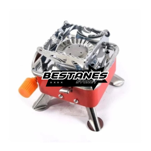 Kompor Gas Mini Stove Alat Masak Outdoor Perlengkapan Camping Hiking Set Tas Pouch Portable