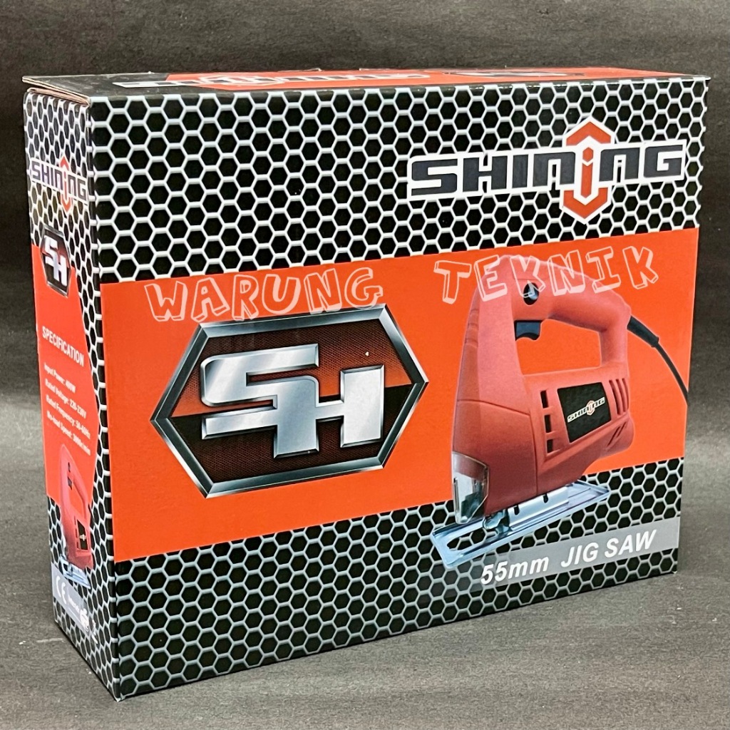 SHINING 55 MM MINI JIGSAW MACHINE - MESIN GERGAJI JIGSAW KECIL UNTUK KAYU TRIPLEK BESI KAPASITAS 55 