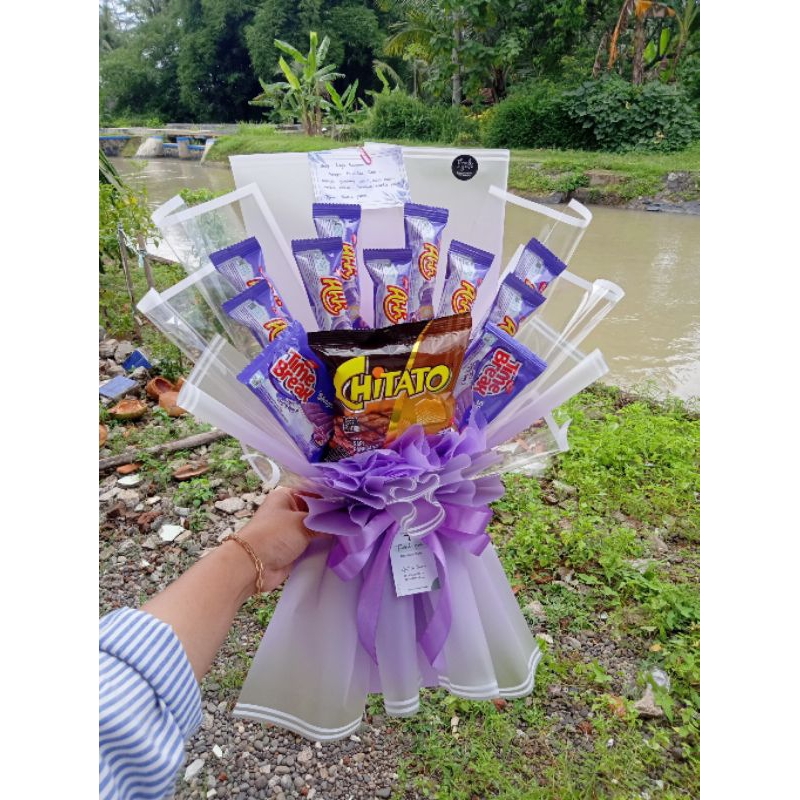 

Buket snack murah ( FREE kartu ucapan )