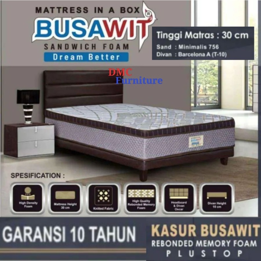 Kasur Busa 90- 180x200 Super Busawit Foam Tebal 30cm Bandung
