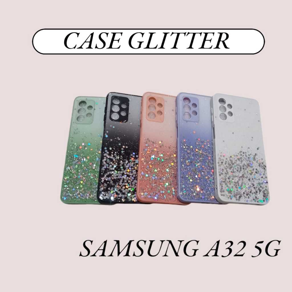 Case Samsung A32 5G Bumper Glitter Softcase Bumper Glitter