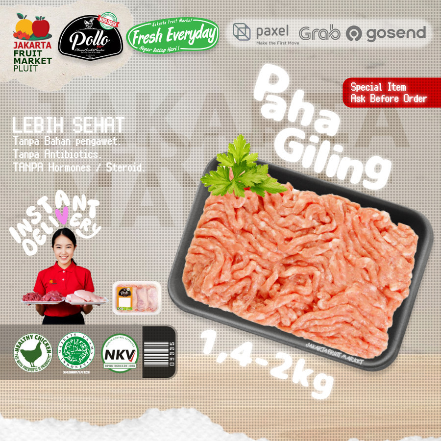 

PAHA AYAM GILING HALAL Ground chicken minced daging segar