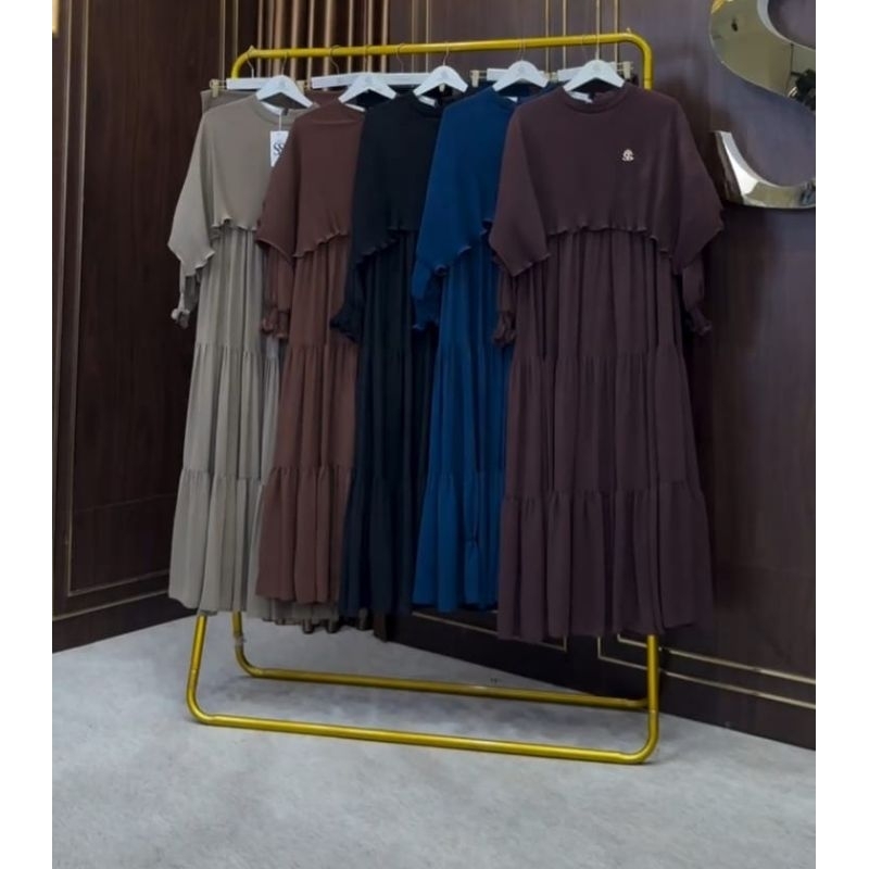 GAMIS PLISKET SHELLASAUKIA TERBARU