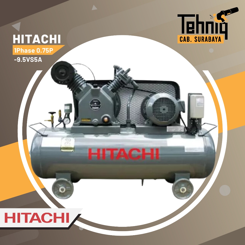Mesin Air Compressor Hitachi 1hp 1phase