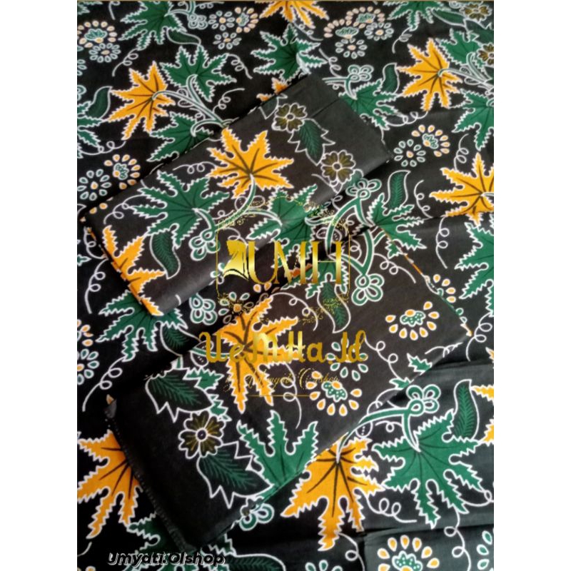//Daun Pepaya Motif/Kain Batik Print/Batik Khas Brebes//
