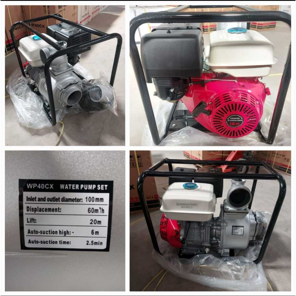 Pompa Air / Pompa Alkon General WP 40 CX - 4 inch Bensin