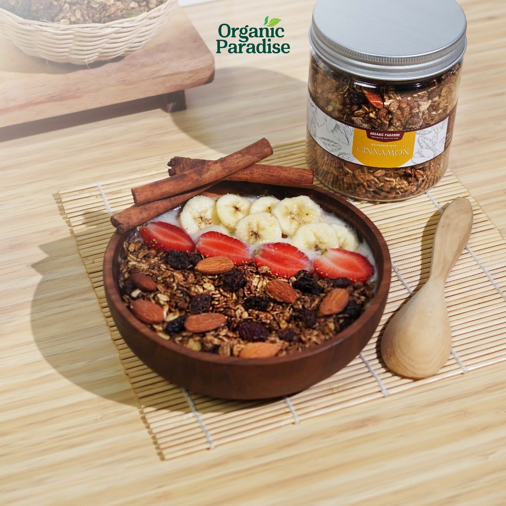 

Granola Cinnamon Special / Granola rasa Cinnamon Special Kemasan Toples Organic Paradise
