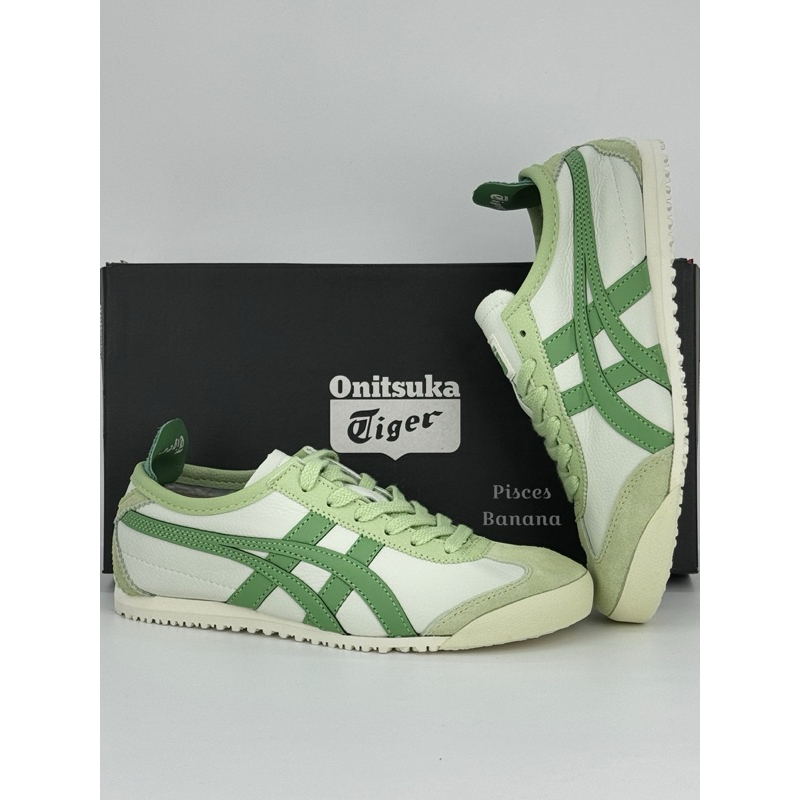 Sepatu Onitsuka Mexico 66 White Green Mint / Airy Green