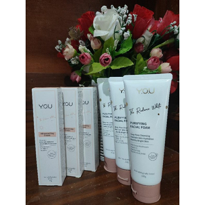 YOU Skincare 5 IN 1 The Radiance White Brightening Series ( YOU The Radiance White) FACIAL FOAM