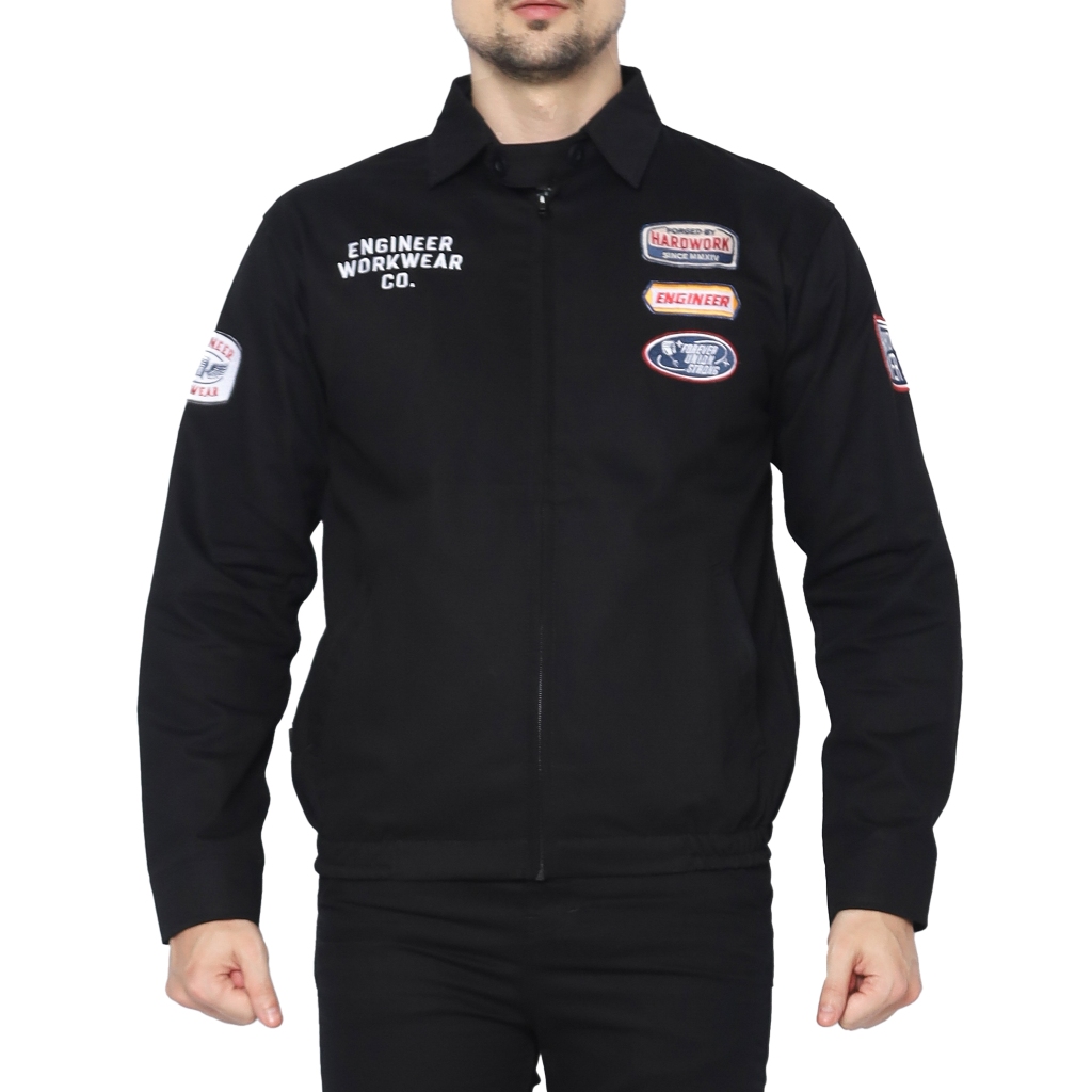 Engineer Workwear - SALVAGE BLACK- New Harrington