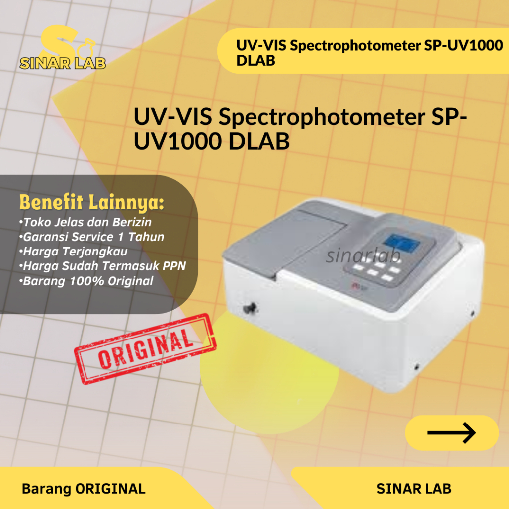 UV-VIS Spectrophotometer SP-UV1000 DLAB