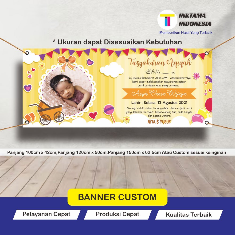 Cetak Spanduk Banner Custom Desain Tasyakuran Aqiqah 04