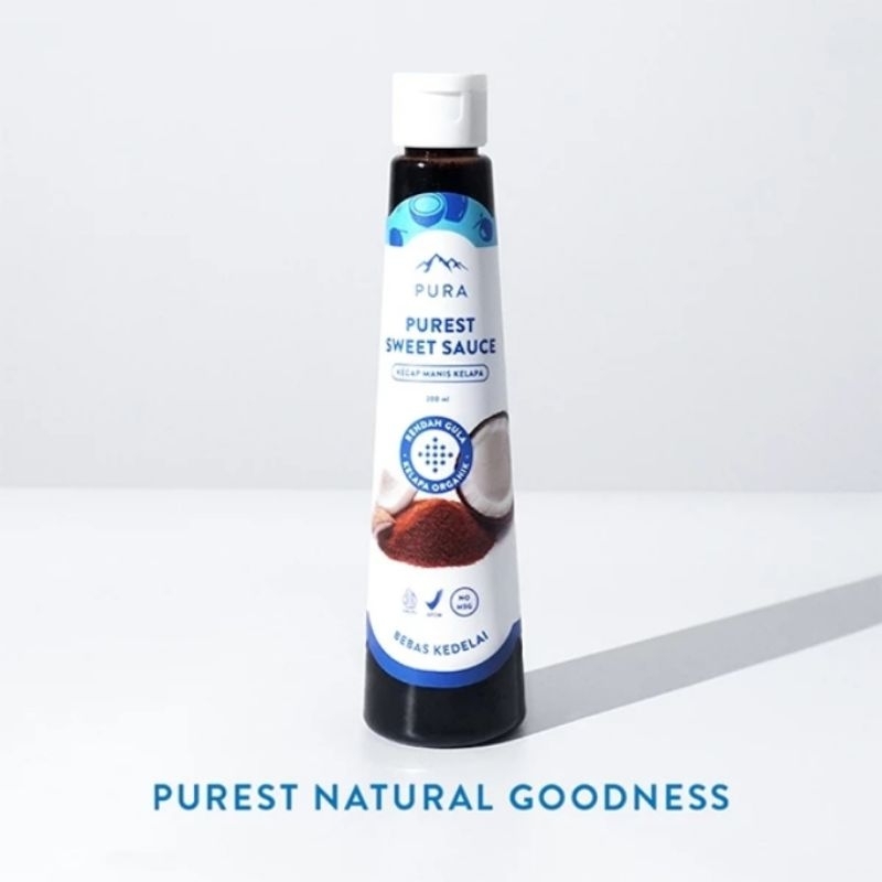 

Pura Kecap Manis 200ml | Purest Sweet Sauce - Rendah Gula - Organik - Rendah Kalori - Kecap Manis Kelapa - Kecap Manis Mpasi