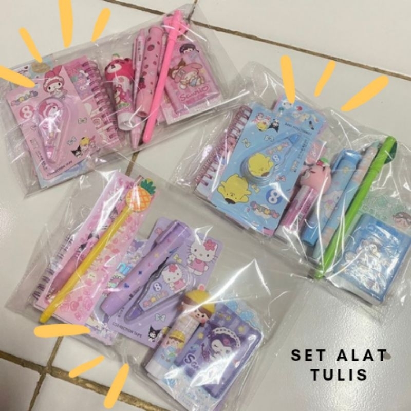 

SET ALAT TULIS SANRIYO MURAH CANTIK Gift Birthday Paket