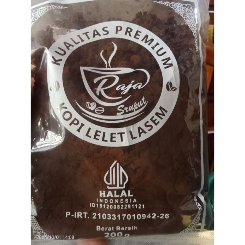 

KOPI RAJA 200g .kopi bubuk lelet lasem.kopi mantap.kopi ngetop