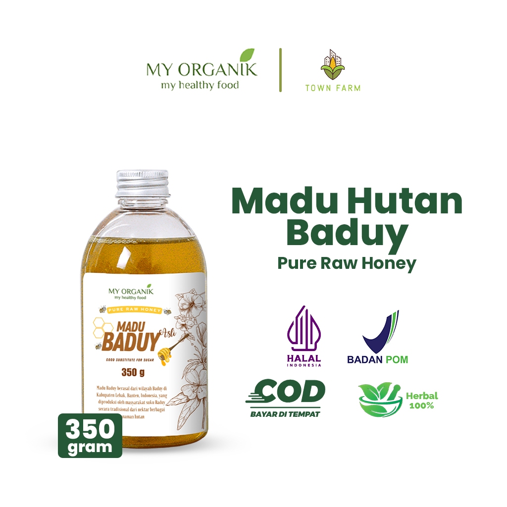

My Organik Madu Murni Asli Hutan Baduy 350 gr 100% Tanpa Campuran Original Premum Quality