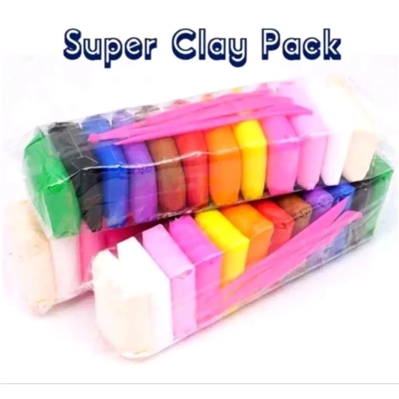 Clay / Clay Mainan Isi 12 Warna / Clay isi 12