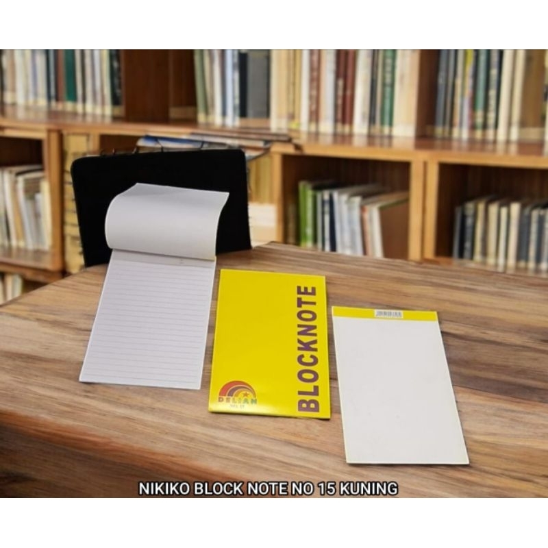 

BLOCK NOTE No.15 KUNING/NIKIKO