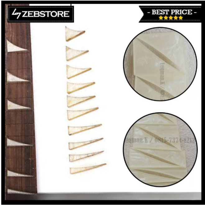 Inlay Marker Fretboard Fingerboard Gitar Triangle Pearl