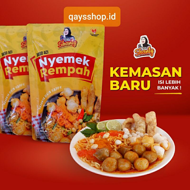 

READY STOK!!BASO ACI TEH SHANTY varian MIE NYEMEK REMPAH