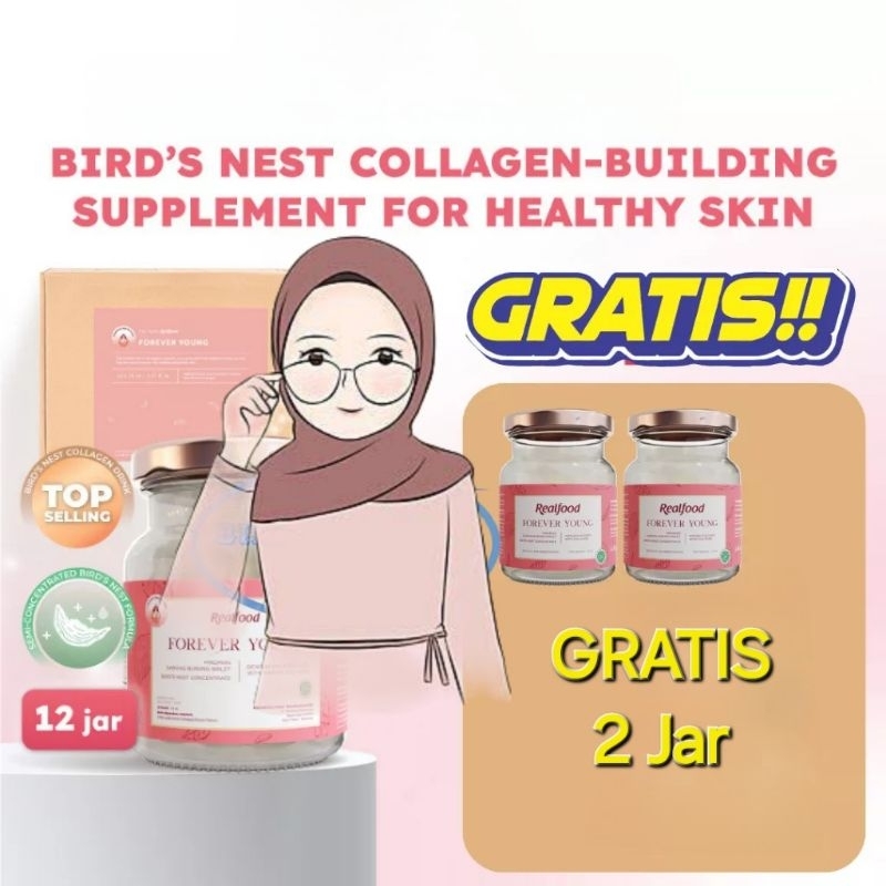 

Realfood Forever Young program 12 hari gratis 2 JAR Sarang Burung Walet