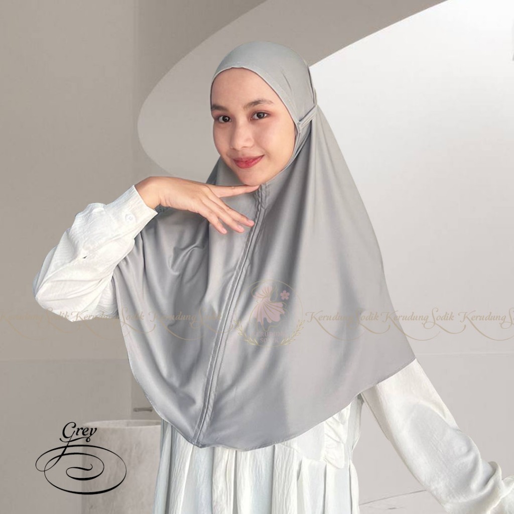 Hijab Bergo Tali Size L/Jilbab Instan Tali L/Bergo Maryam Tali L