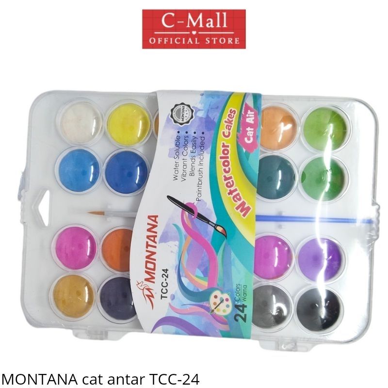 

Montana WaterColour 12 Warna / Cat Air Montana
