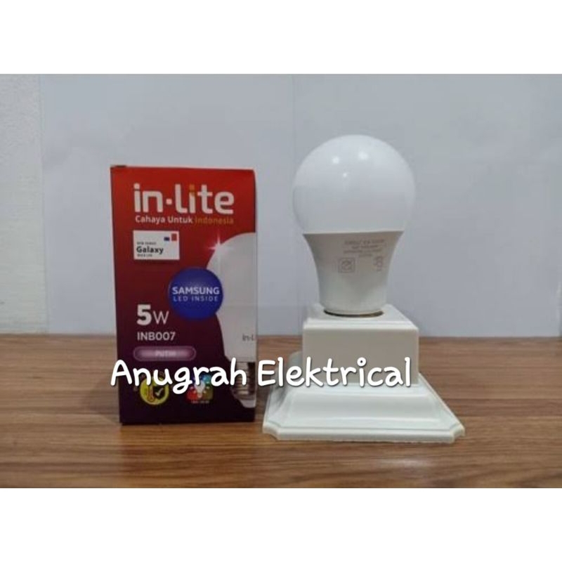 Lampu in-lite led Bohlam 5 watt