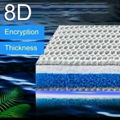 Kapas Busa Filter Aquarium 8D Honeycomb Filter Aquarium