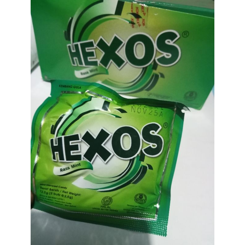 

Permen hexos satu paket isi 5