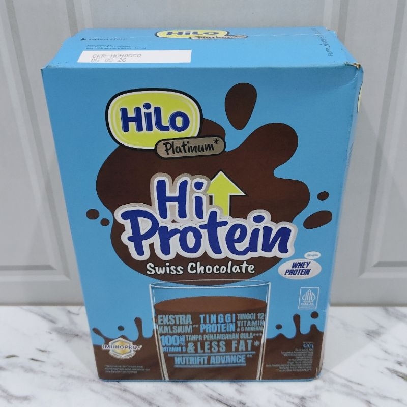 

HILO PLATINUM HI PROTEIN SWISS CHOCOLATE 420G