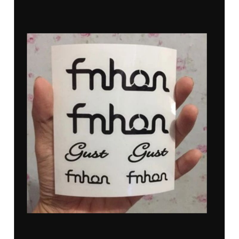 Cutting sticker Sepeda Lipat Fnhon Gust Set