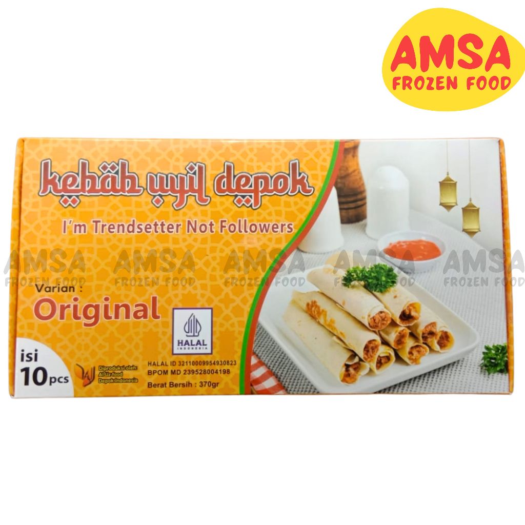 

Kebab Uyil Depok Original 10 pcs / Kebab Frozen 350 gr