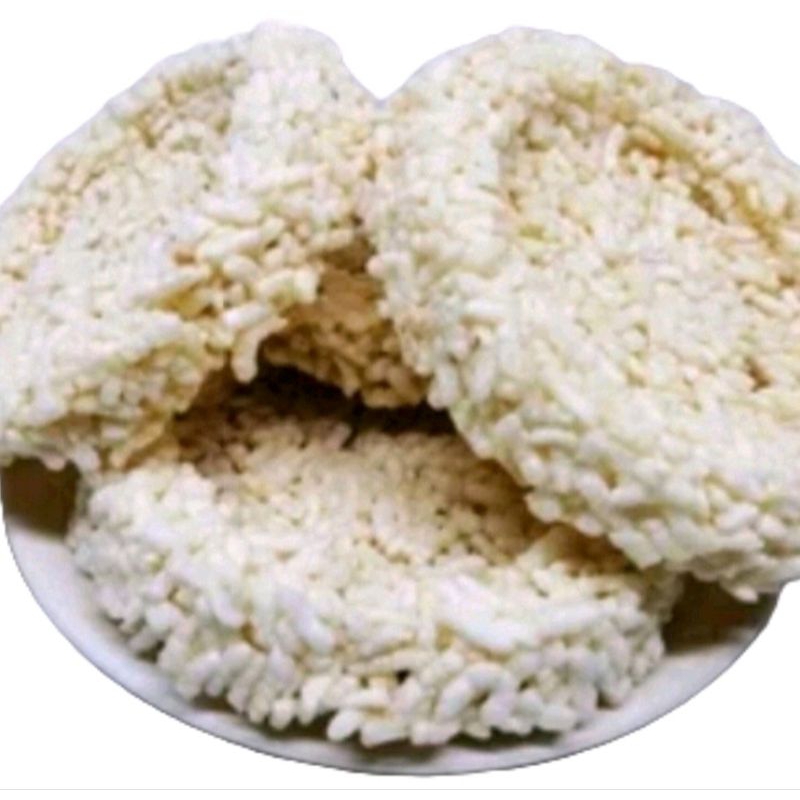 

Krupuk rengginang beras ketan asin gurih matang kemasan 140 gram