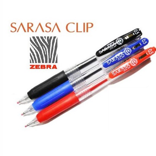 

MURRRMERRR PULPEN ZEBRA SARASA CLIP 5 7 BALLPOINT ZEBRA SARASA ZEBRA SARASA