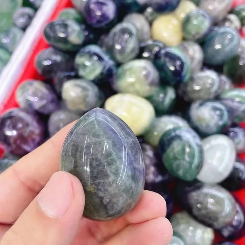 fluorite crystal egg