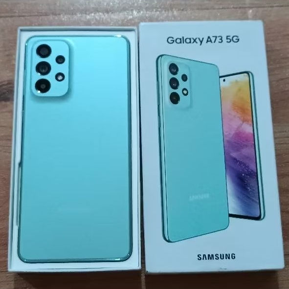 SAMSUNG GALAXY A73 5G NFC 8/256 SECOND MULUS FULLSET ACC LENGKAP