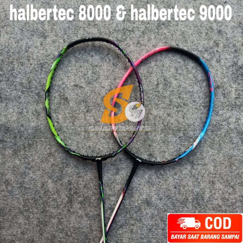 RAKET BADMINTON DEWASA HALBERTEC 8000 DAN HALBERTEC 9000